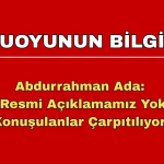 KAMUOYUNUN BİLGİSİNE (3)