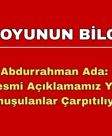 KAMUOYUNUN BİLGİSİNE (3)
